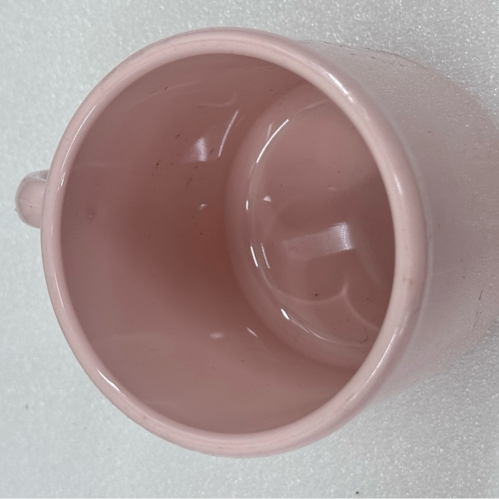 VINTAGE 4 Pcs TUPPERWARE MELAMINE DISH SET  Pink Plate Bowl Coffee Drink Cup - Picture 12 of 14